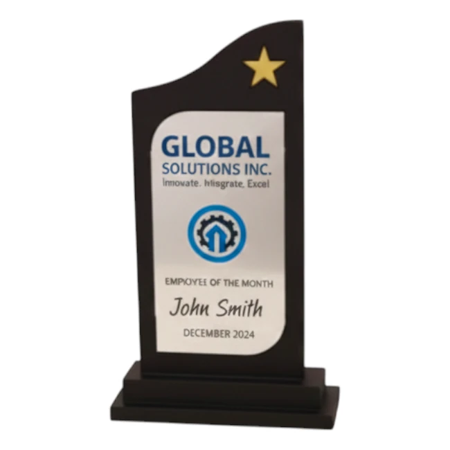 Black-Wooden-Star-Trophy