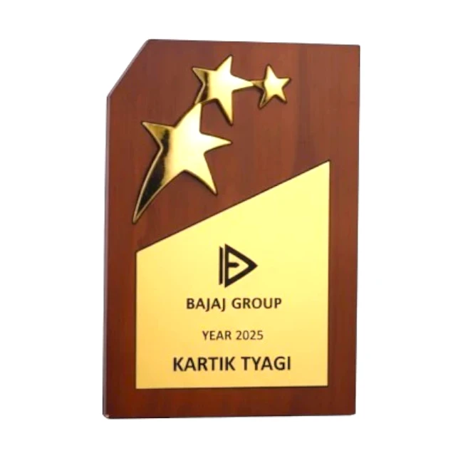 Golden-3-Star-Wooden-Plaque