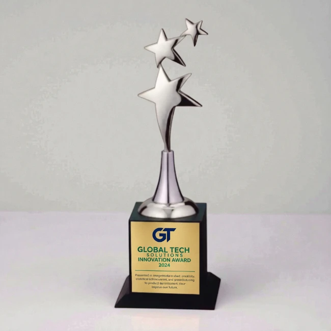silver-three-star-metal-trophy